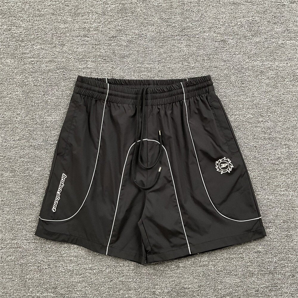 Broken Planet 3M Reflective Embroidered Casual Shorts